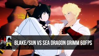 Blake and Sun vs Sea Dragon Grimm