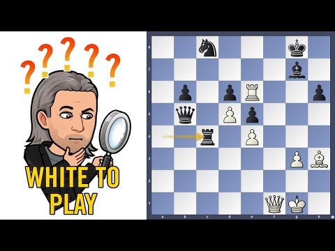 Chess puzzle of the week - White to play, Kasparov-Smirin USSR Ch 1988