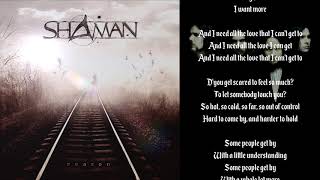 Shaman - More - Lyric Video
