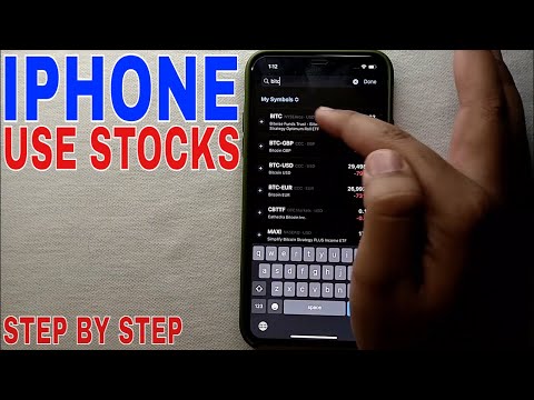 ✅ How To Use Stocks In Iphone 🔴