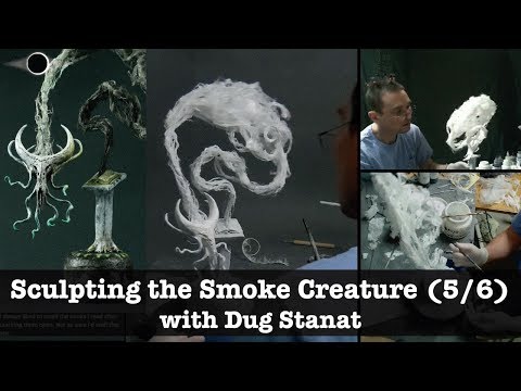Time Lapse of Sculpting the Smoke Creature with Dug Stanat (5/6)