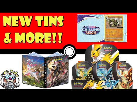 Eevee Tins Revealed, New Promos & Eevee Portfolios Coming! (Pokémon TCG News)