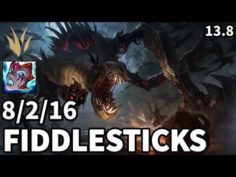 Fiddlesticks Jungle vs Nidalee - KR Master  | Patch 13.8