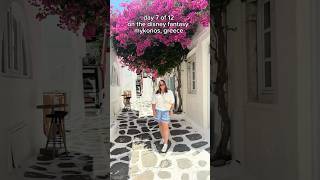 Disney Cruise Stop in Mykonos?! 😍 #disneycruise #mediterraneancruise #travelvlog #greece