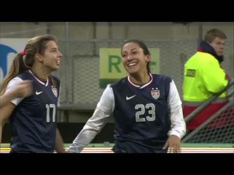 WNT vs. Netherlands: Christen Press Goal - April 9, 2013