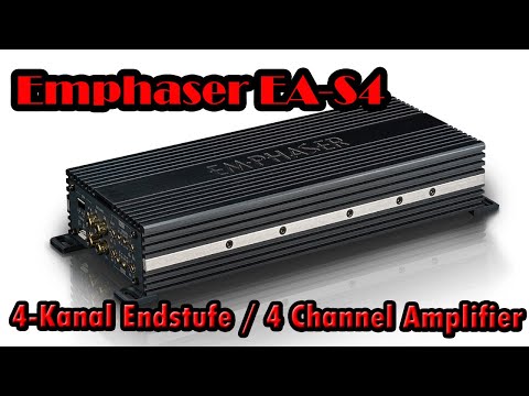 Emphaser EA-S4 4 Kanal Endstufe Auto Verstärker Amplifier 440W RMS Produktvorstellung