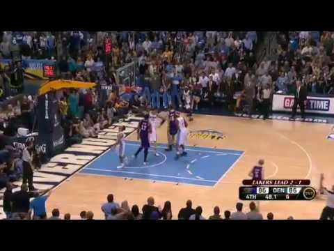 NBA Playoffs 2012 First Round: LA Lakers Vs Den Nuggets GM4 (HIGHLIGHTS) (LAL Leads 3-1)