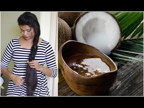 Homemade Natural Coconut Shampoo For Dry, frizzy Hair...