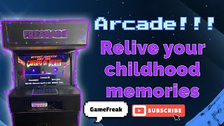 The Freakade Arcade cabinet: Build your dreams! #gaming #videogames #arcade