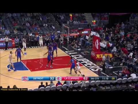 Chris Paul 24 Pts Highlights | Pistons vs Clippers | November 7, 2016 | 2016-17 NBA Season 51