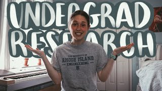 how to get started in undergraduate research