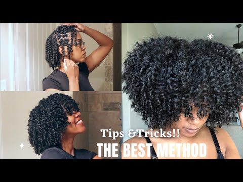 THE PERFECT TWISTOUT TUTORIAL on Natural Hair| EASY &...