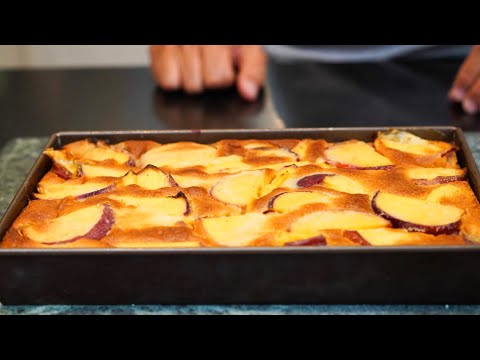 CLAFOUTIS A LA PECHE : LA RECETTE STAR DE L'ETE