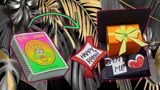 How to Make Raksha Bandhan Card At Home/ Diy Rakhi Card/Rakhshabandhan2021/ Matchbox Craft Idea/