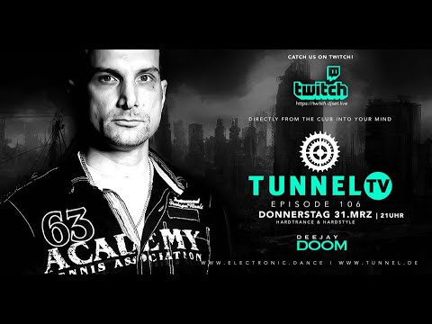 Tunnel TV ep106 w  DJ DOOM   Digital-Vinyl Mix  Hardstyle, Hard Dance