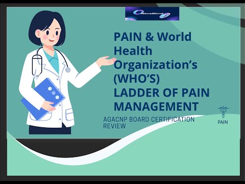 Pain & World Health Organization’s (WHO’s) Ladder of Pain Management AGACNP Review; Pain Types