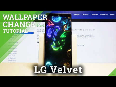 How to Download Live Fluid Wallpaper in LG Velvet – Update Wallpaper