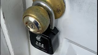 How To Remove Lockbox From Door Knob Without Cutting The Lock!