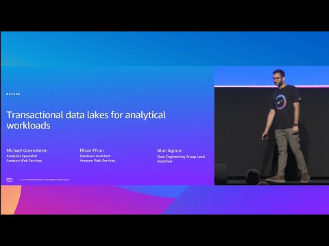 AWS Summit Tel Aviv 2023 - Transactional data lakes for your analytical workloads (DAT306)