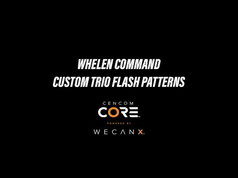 Whelen Command Custom TRIO Flash Patterns