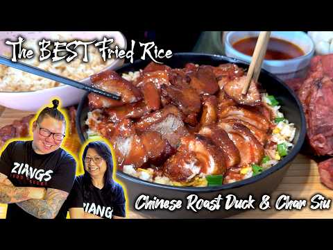 Chinese Roast Duck and Char Siu Fried Rice (Chinese BBQ Sauce) Chin &  Choo Professional Chefs Cook