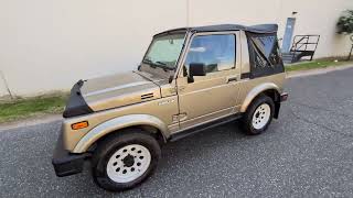 4K Review 1988 Suzuki Samurai Virtual Test-Drive & Walk-around