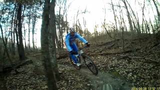 preview picture of video '03/29/2015 Wildlife Prairie State Park Mountain Biking'