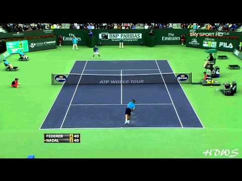 Federer All Winners vs Nadal in INDAIN WELLS SF 2012 HD 1080p