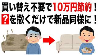 【節約術】ソファの強烈な悪臭に❓を撒くだけ！買い替え不要で10万円節約