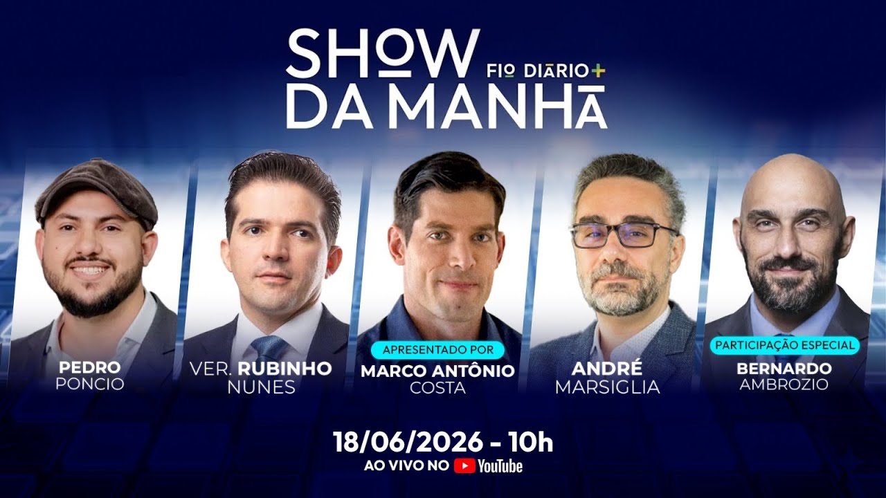 SHOW DA MANHÃ - VORCARO ESPIONOU A POLÍCIA FEDERAL -  TRUMP IGNORA LULA - 18/06/2026
