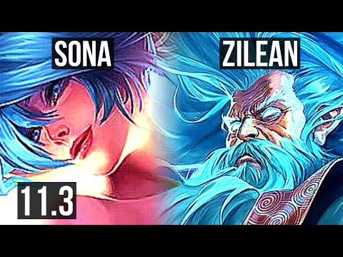 SONA & Jhin vs ZILEAN & Kai'Sa (SUPPORT) | 1/0/13, 1.9M mastery, 800+ games | KR Diamond | v11.3