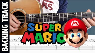 Super Mario - Guitar Tutorial BACKING TRACK