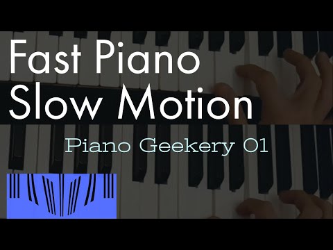 Fast Piano Playing in Slow Motion - YouTube