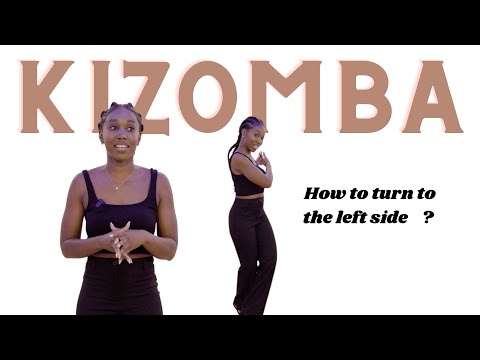 Kizomba Basic_How to turn to the left side with a retrocesso