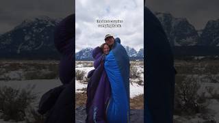don’t buy a double sleeping bag, when you can get singles that zip together! #camping