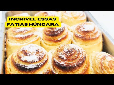 Aprenda a fazer essas deliciosas fatias húngaras caseiras