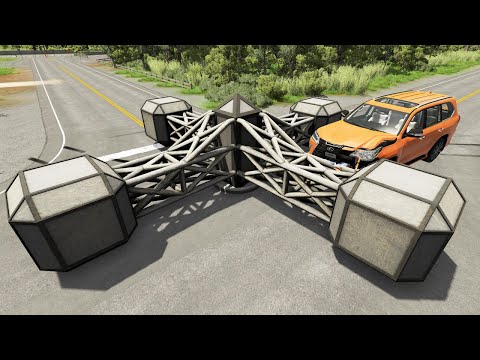 Cars vs Spinner | BeamNG Drive