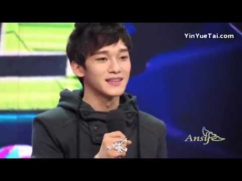 120525 EXO M Chen What is Love Happy Camp recording