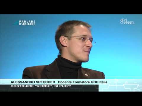 PARLARE D'ABITARE del 20.11.2012 - Costruire verde si può