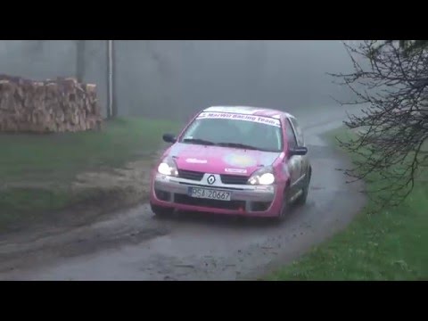 Marcin Wilusz / Wojtek Witkowski - Renault Clio - KJS 4 Rajd Krośnieński 10-04-2016 Krosno