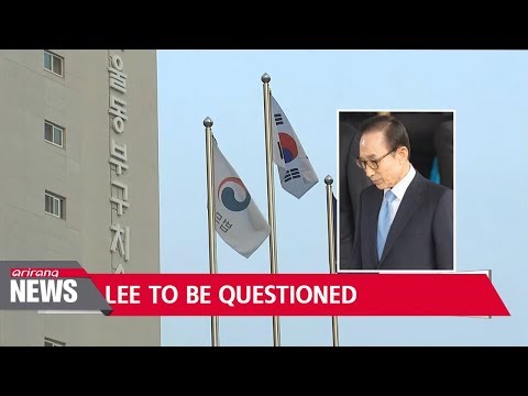 secutors to question detained ex-president Lee Myung-bak on Monday