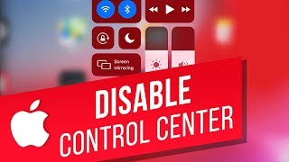 Disable Control Center from the Lock Screen & Apps on iPhone