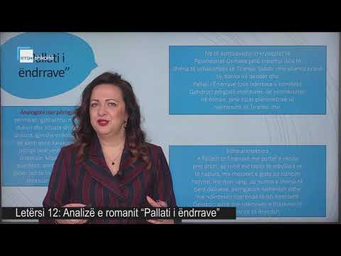 Letërsi 12 - Analizë e romanit "Pallati i ëndrrave"