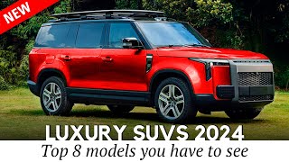 Upcoming Luxury SUVs with Extravagant Designs & Most Comfortable Cabins for 2024-2025