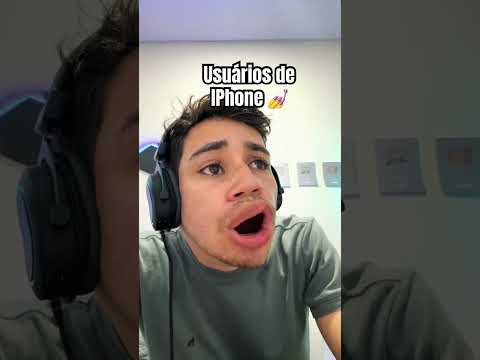 Qual é o modelo do seu celular iPhone ou Android?