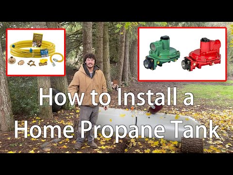 Home Propane Tank Install