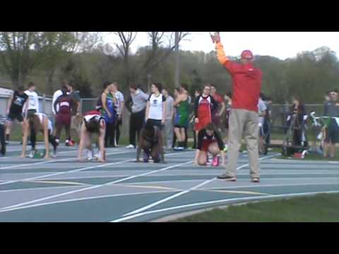 Bethlehem Academy Track and Field, Girls 100 meter dash, Serena David, Chloe Chadderdon