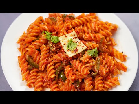 Spicy Red Sauce Pasta Recipe | Delicious Tomato Pasta Recipe | Yummy