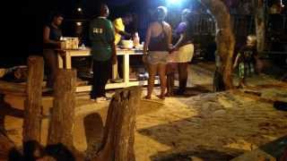 preview picture of video 'Governor's Harbor Friday Night Fish Fry, Conch Salad Street Party HD'