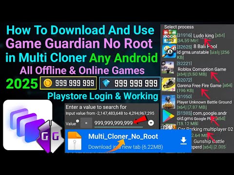 How To Install And Use Game Guardian in Multi Cloner No Root For Any Android || 2025